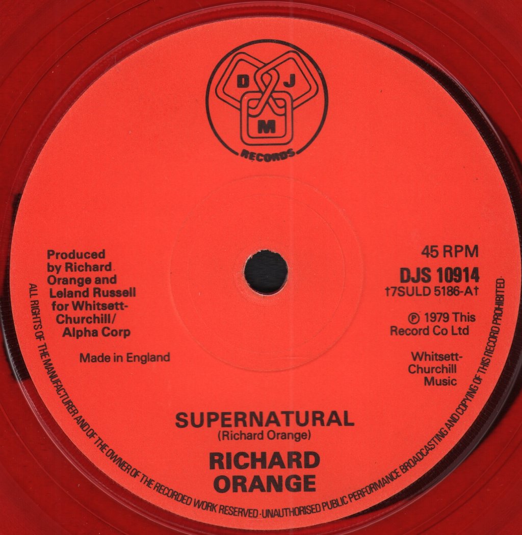 Richard Orange - Supernatural - 7 Inch