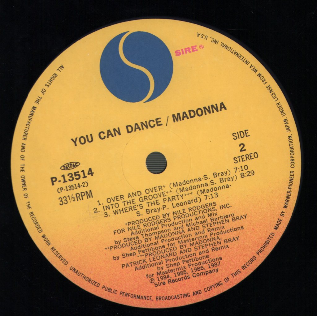 Madonna - You Can Dance - Lp