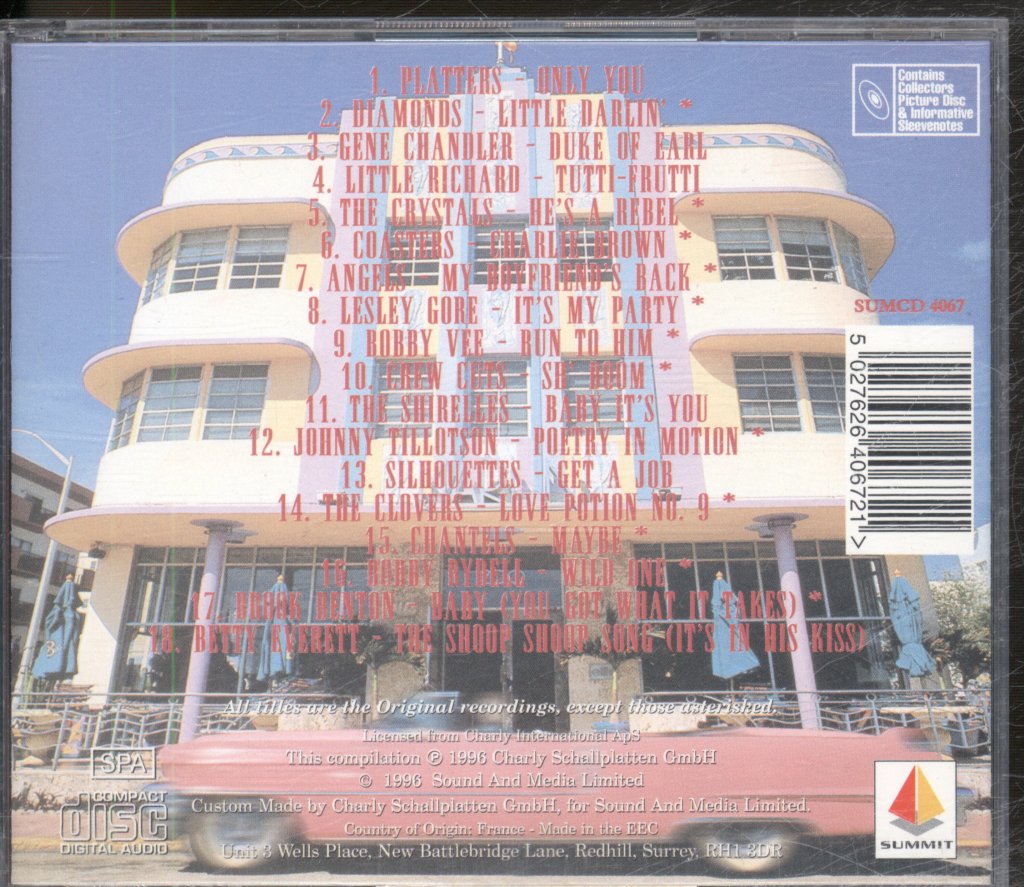 Various Artists - American Diner 18 Rock N Roll Greats - Cd