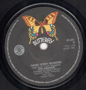Ron Anderson - Three Good Reasons - 7 Inch