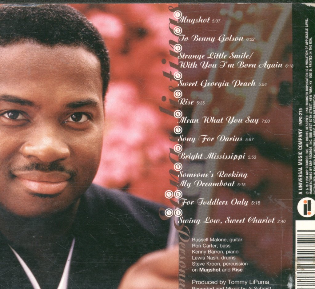 Russell Malone - Sweet Georgia Peach - Cd
