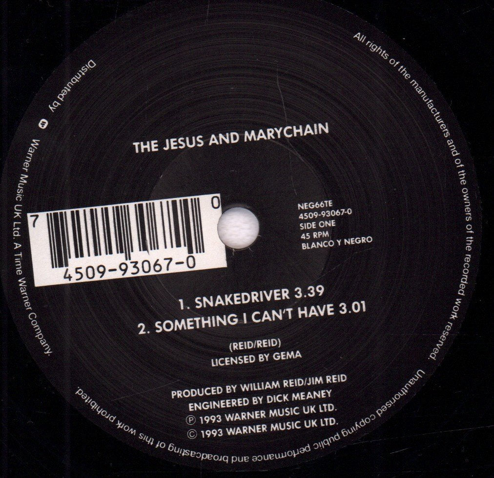 Jesus And Mary Chain - Sound Of Speed - 10 Inch