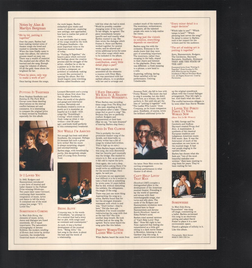 Barbra Streisand - Broadway Album - Lp