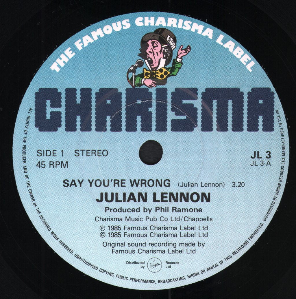 Julian Lennon - Say You're Wrong - 7 Inch