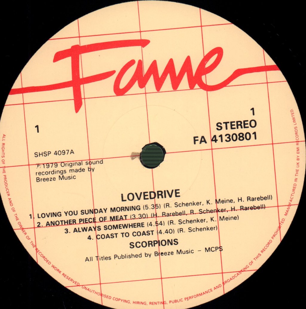 Scorpions - Lovedrive - Lp