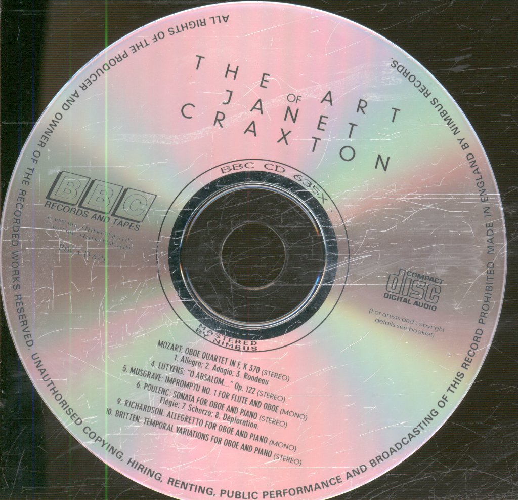 Janet Craxton - Art Of Janet Craxton - Cd