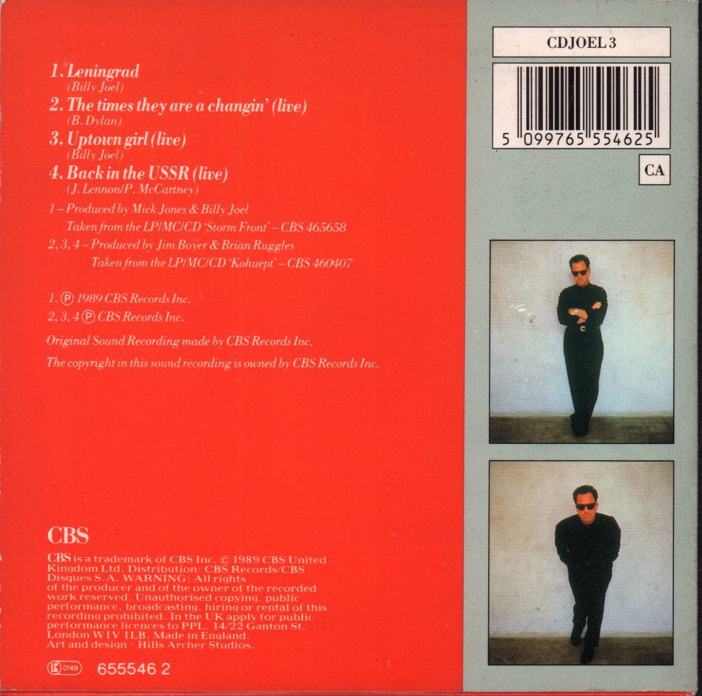 Billy Joel - Leningrad - Cd