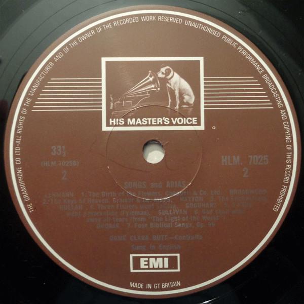 Dame Clara Butt - Songs And Arias - Lp