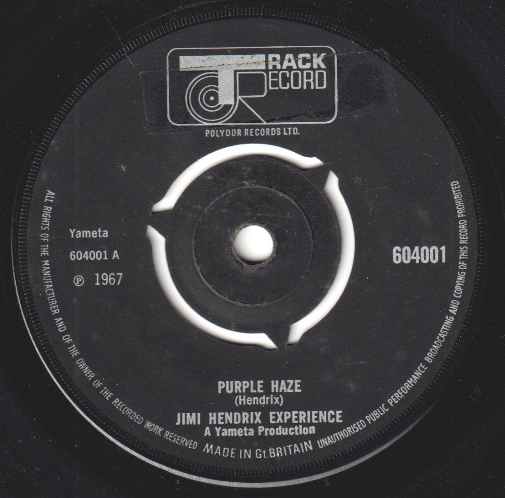 Jimi Hendrix Experience - Purple Haze - 7 Inch