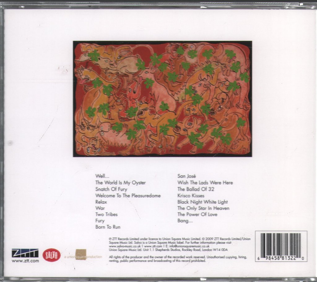 Frankie Goes To Hollywood - Welcome To The Pleasuredome - Cd