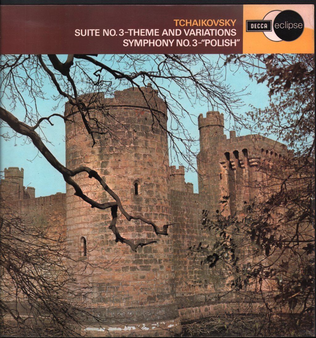 Sir Adrian Boult / London Philharmonic - Tchaikovsky - Suite No.3 - Theme And Variations / Symphony No.3 - "Polish" - Lp