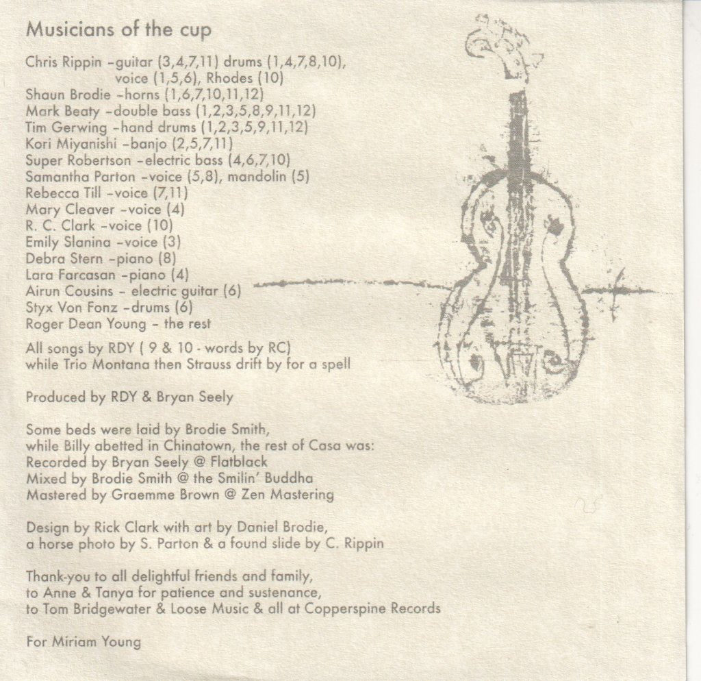 Roger Dean Young And The Tin Cup - Casa - Cd