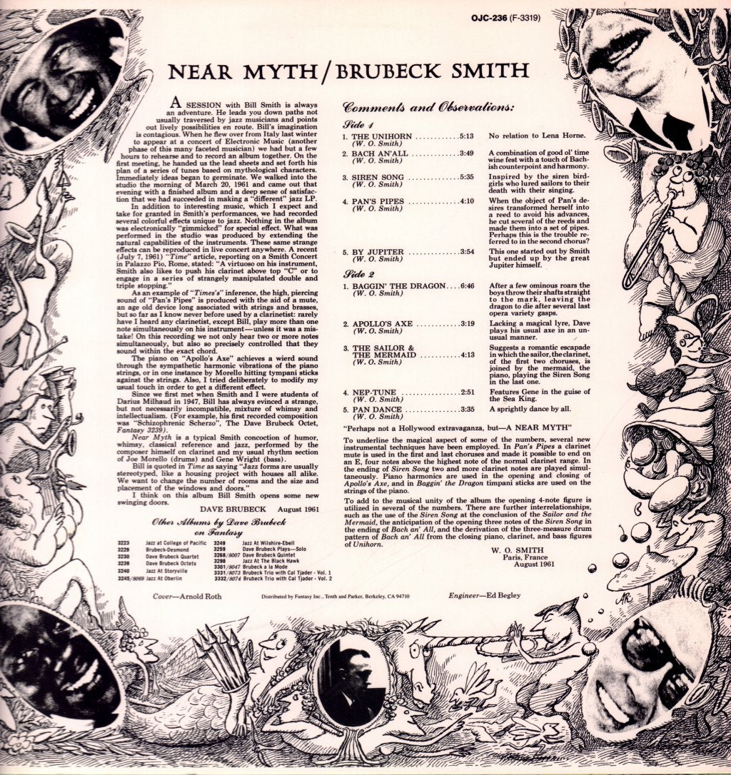 Dave Brubeck Quartet - Near-Myth - Lp