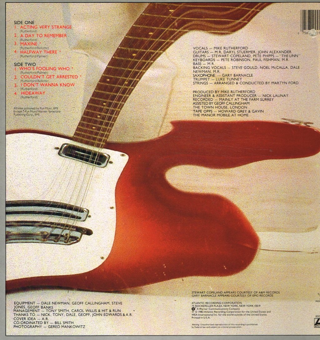 Mike Rutherford - Acting Very Strange - Lp