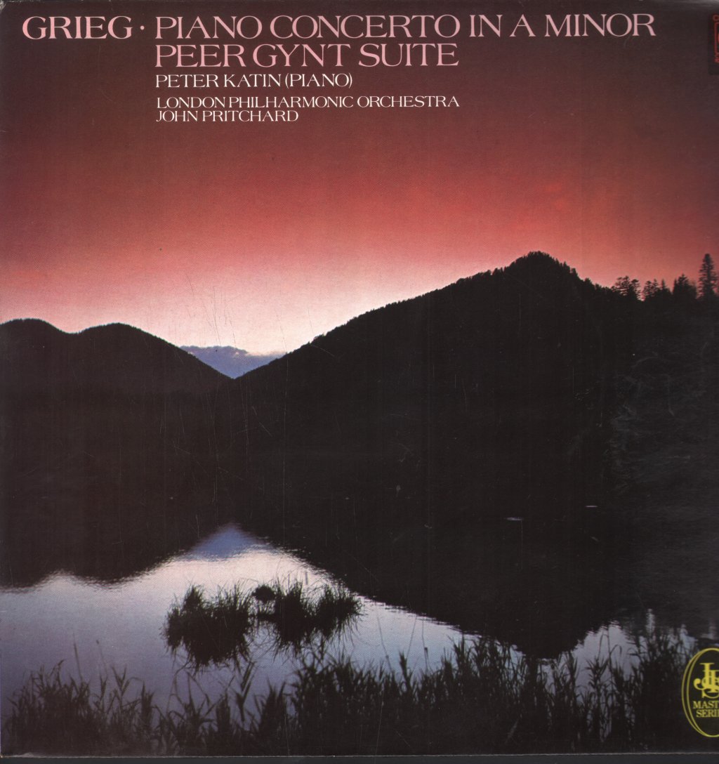 Peter Katin / John Pritchard / London Philharmonic Orchestra - Grieg - Piano Concerto In A Minor / Peer Gynt Suite - Lp