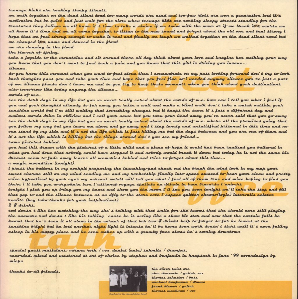 Oliver Twist (Oliver Twist Band) - Sweet, Sweet & Coffee Talk - Lp