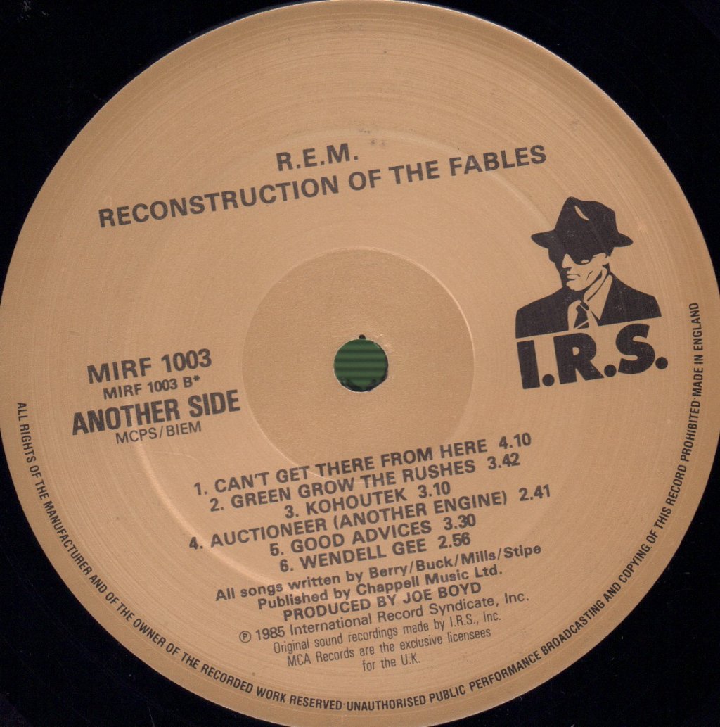 REM - Fables Of The Reconstruction - Lp