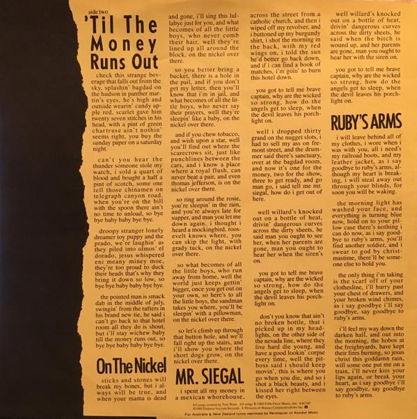 Tom Waits - Heartattack And Vine - Lp
