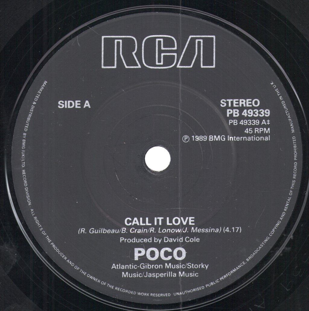 Poco - Call It Love - 7 Inch