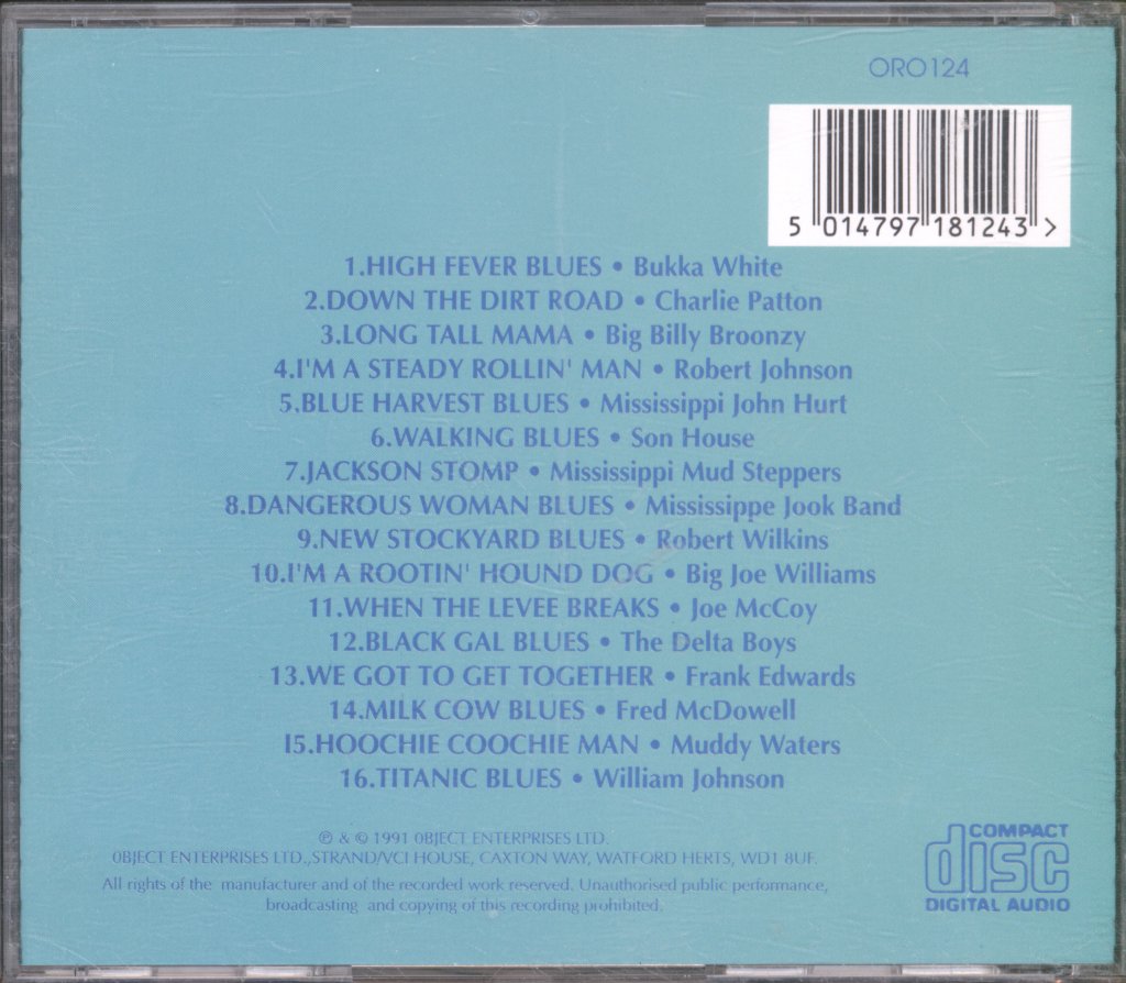 Various Artists - Mississippi Blues - Cd