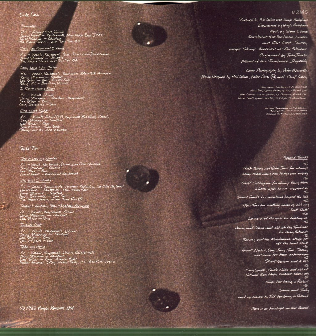 Phil Collins - No Jacket Required - Lp
