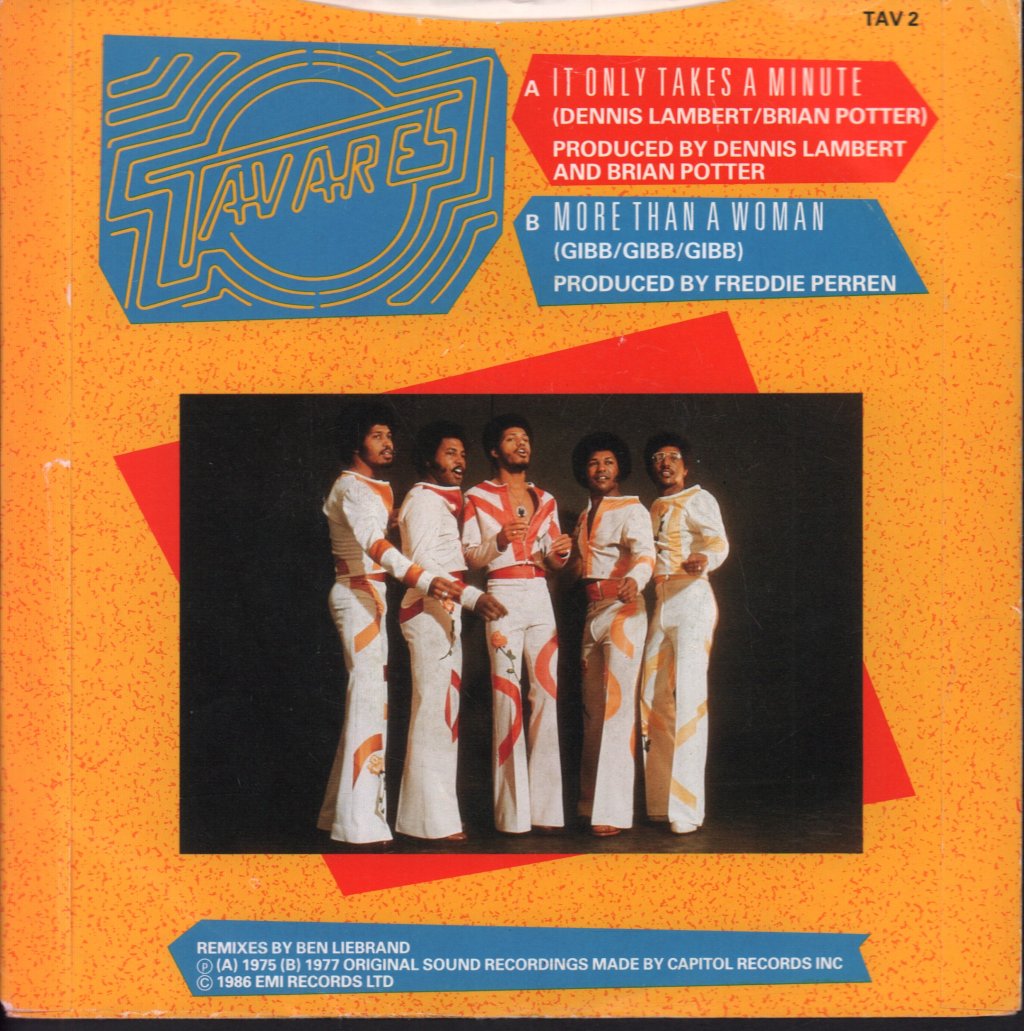 Tavares - It Only Takes A Minute - 7 Inch