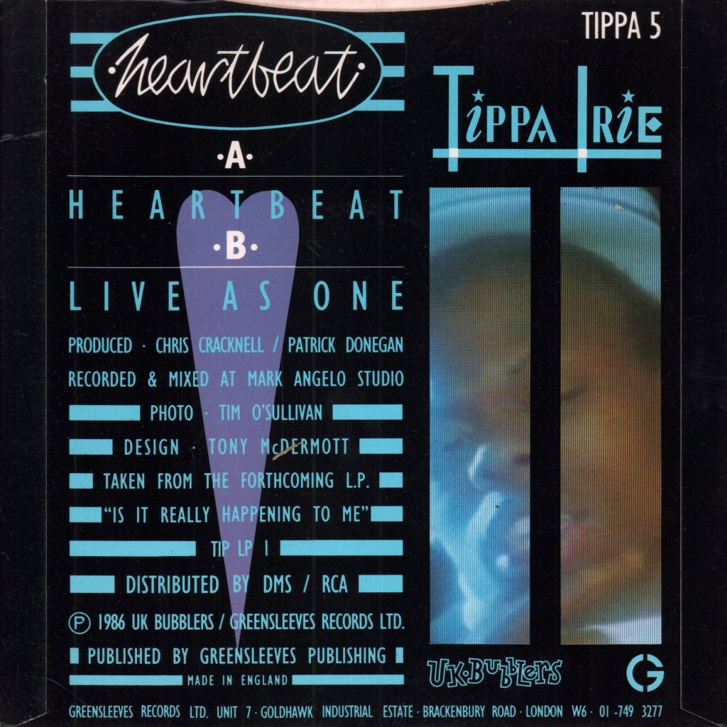 Tippa Irie - Heartbeat - 7 Inch