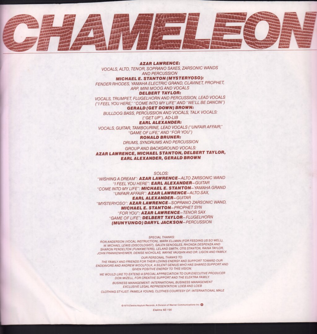 Chameleon (Funk) - Chameleon - Lp