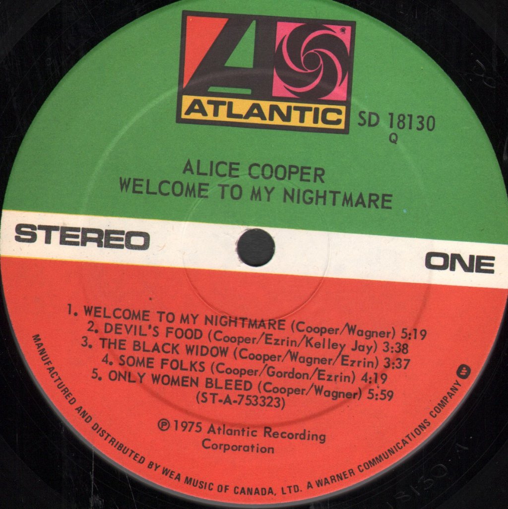 Alice Cooper - Welcome To My Nightmare - Lp
