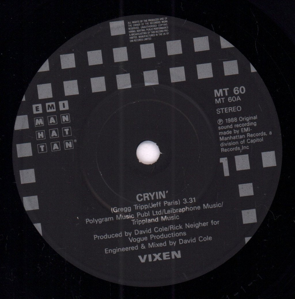 Vixen - Cryin' - 7 Inch