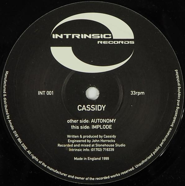 Cassidy - Autonomy / Implode - 12 Inch