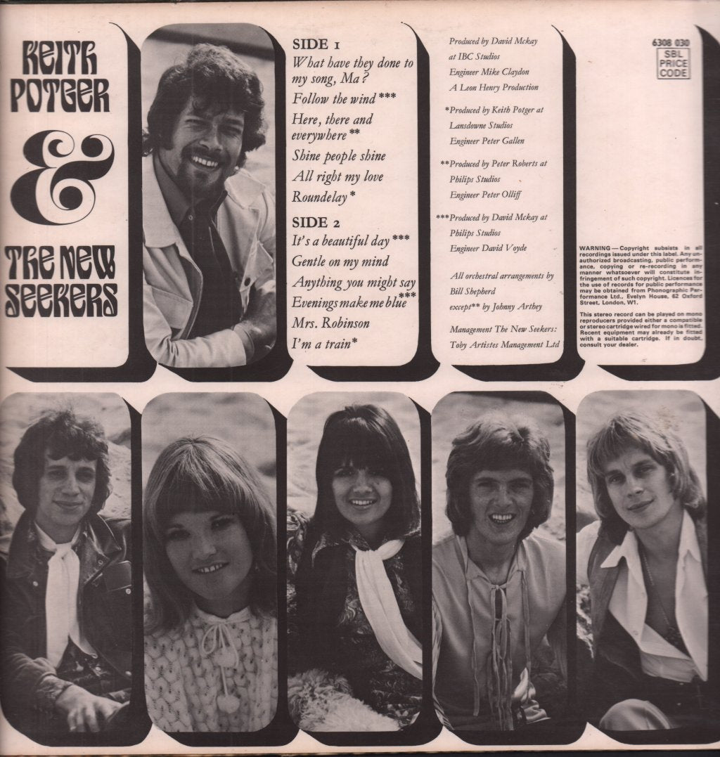 Keith Potger And The New Seekers - Keith Potger And The New Seekers - Lp