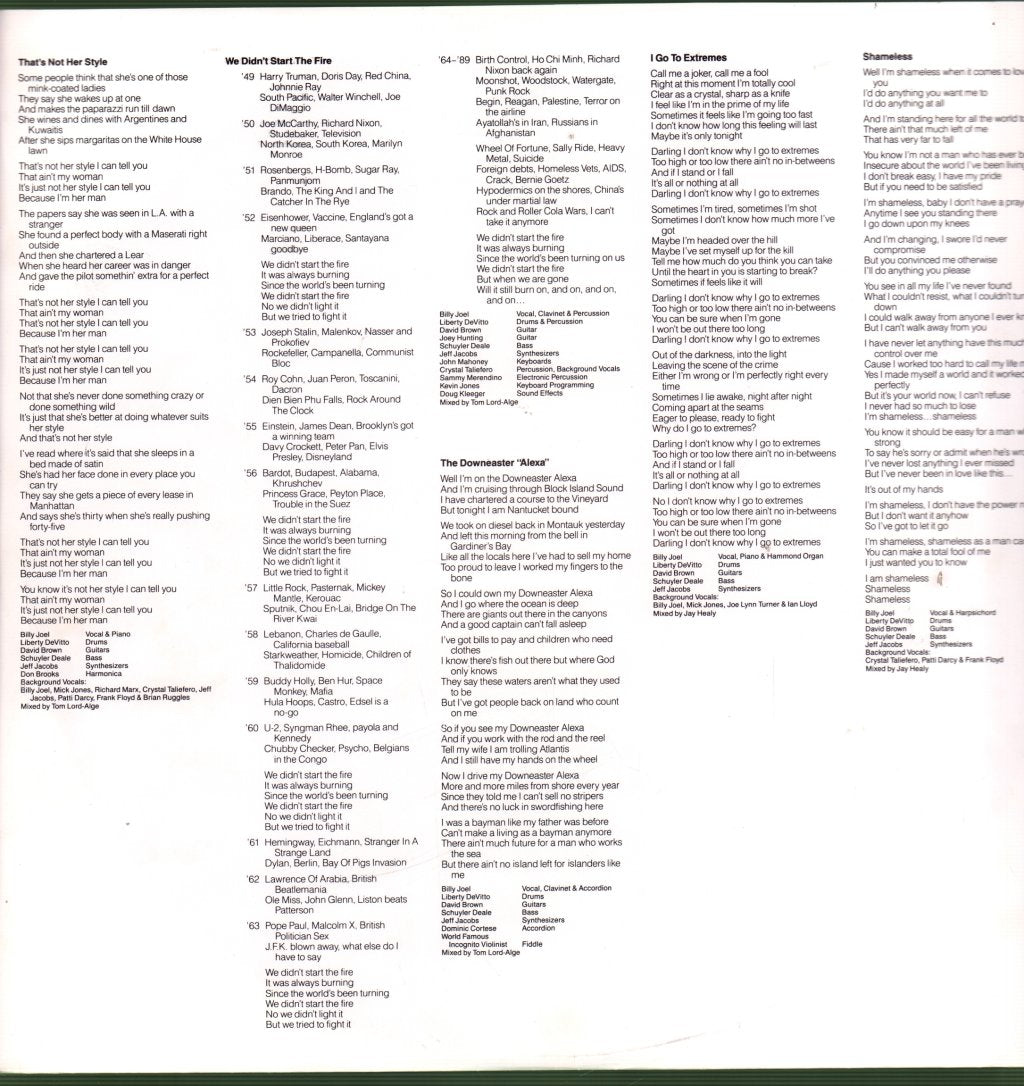 Billy Joel - Storm Front - Lp
