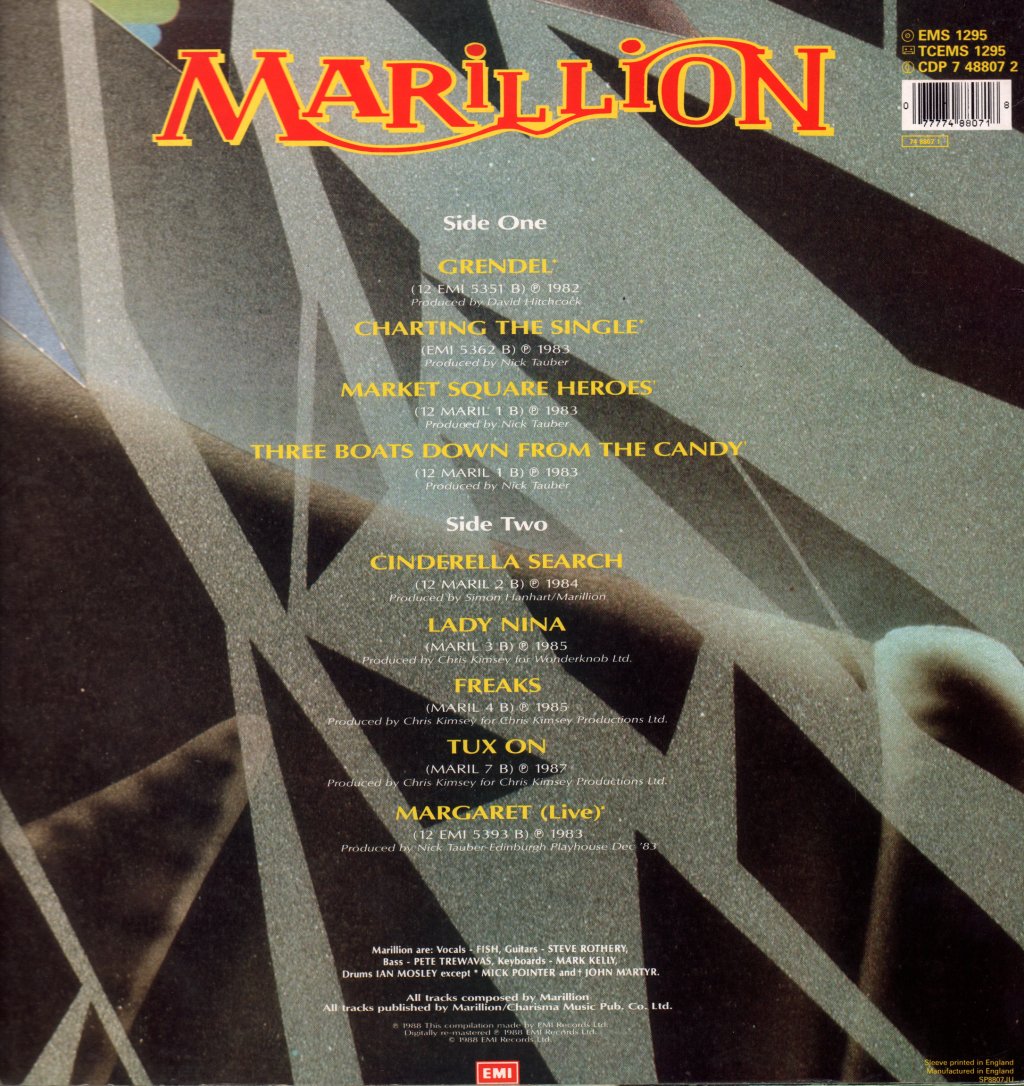Marillion - B Sides Themselves - Lp