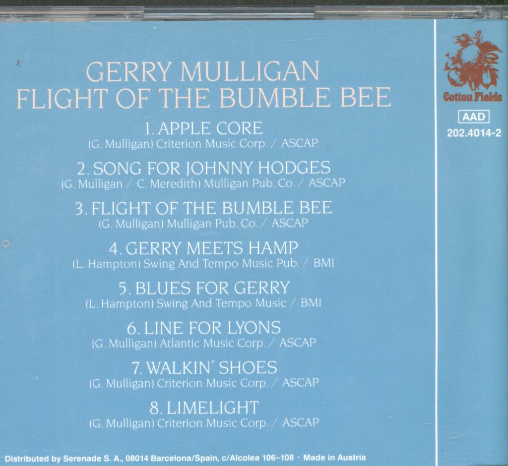 Gerry Mulligan - Flight Of The Bumble Bee - Cd