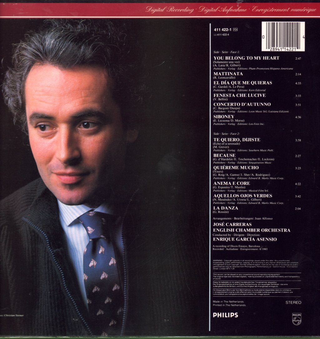 José Carreras - You Belong To My Heart - Lp