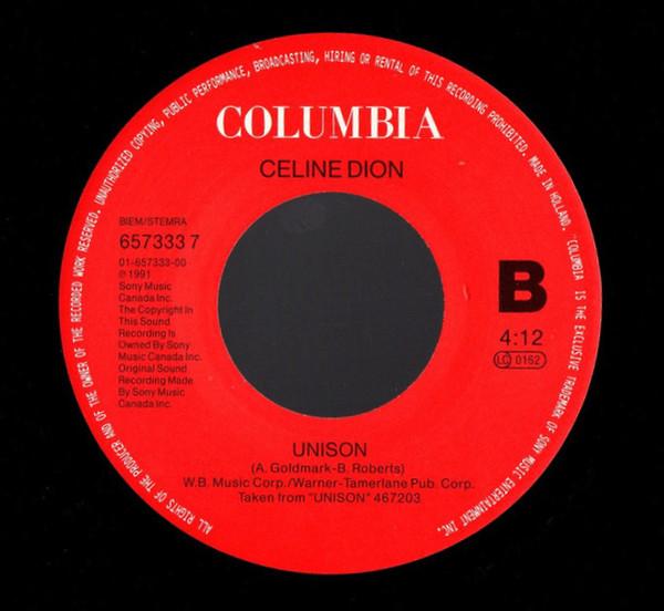 Céline Dion - Last To Know - 7 Inch