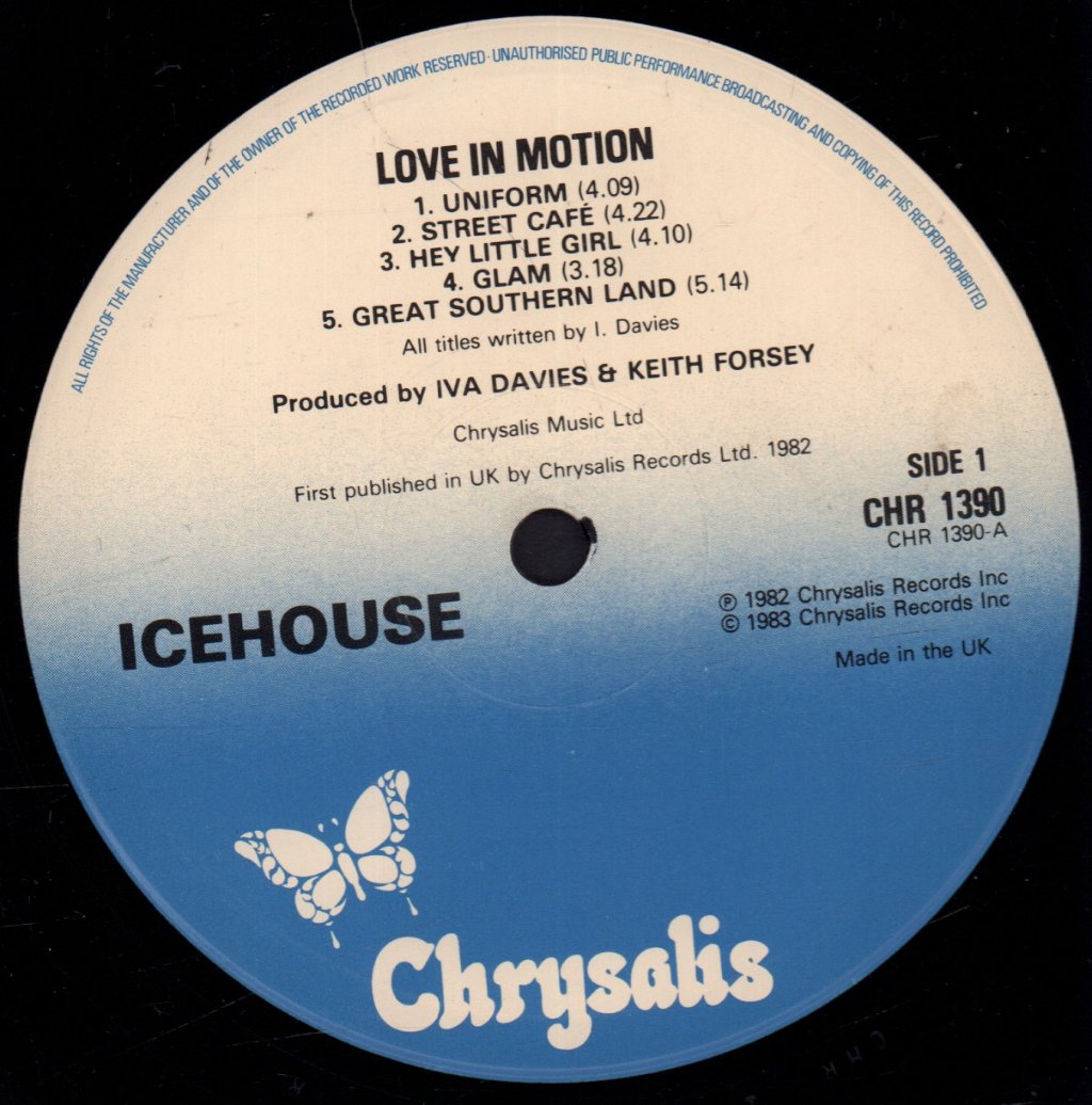 Icehouse - Love In Motion - Lp