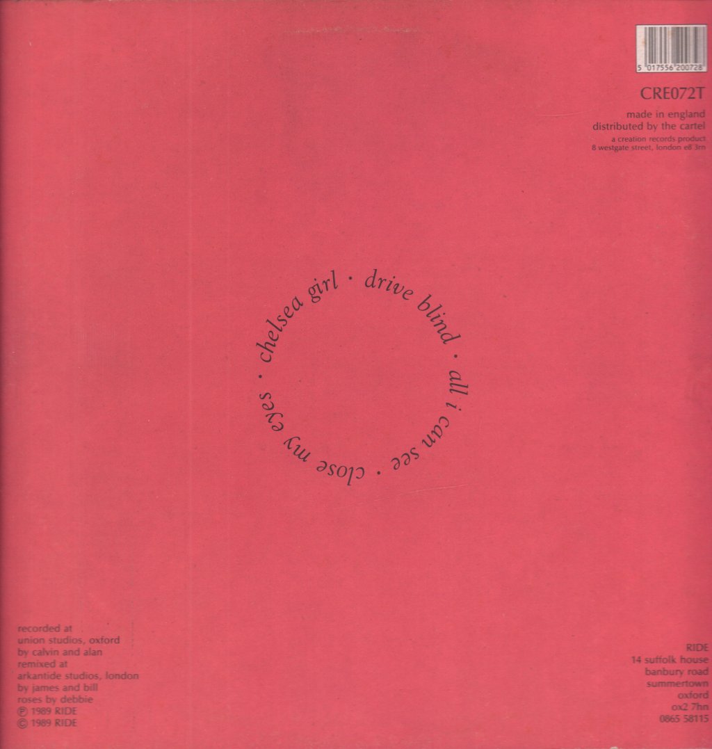 Ride - Ride - 12 Inch