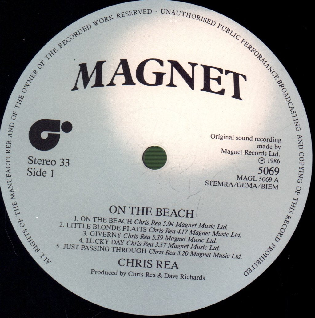 Chris Rea - On The Beach - Lp