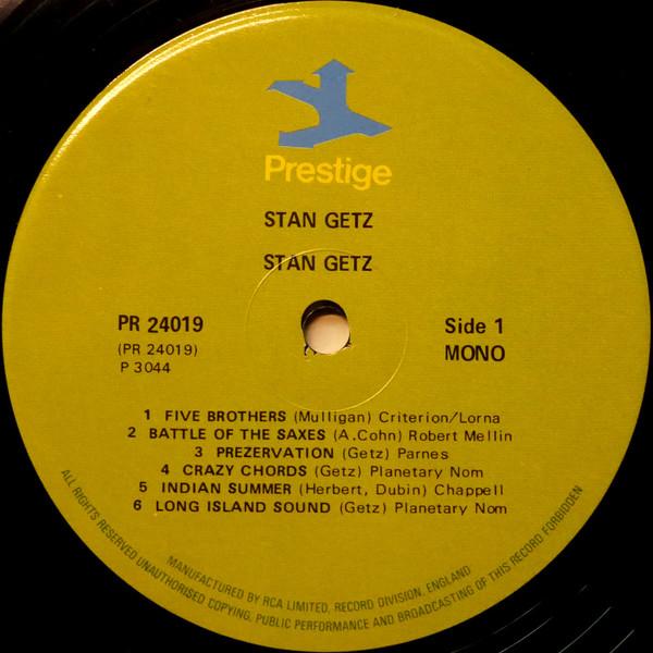 Stan Getz - Stan Getz - Double Lp