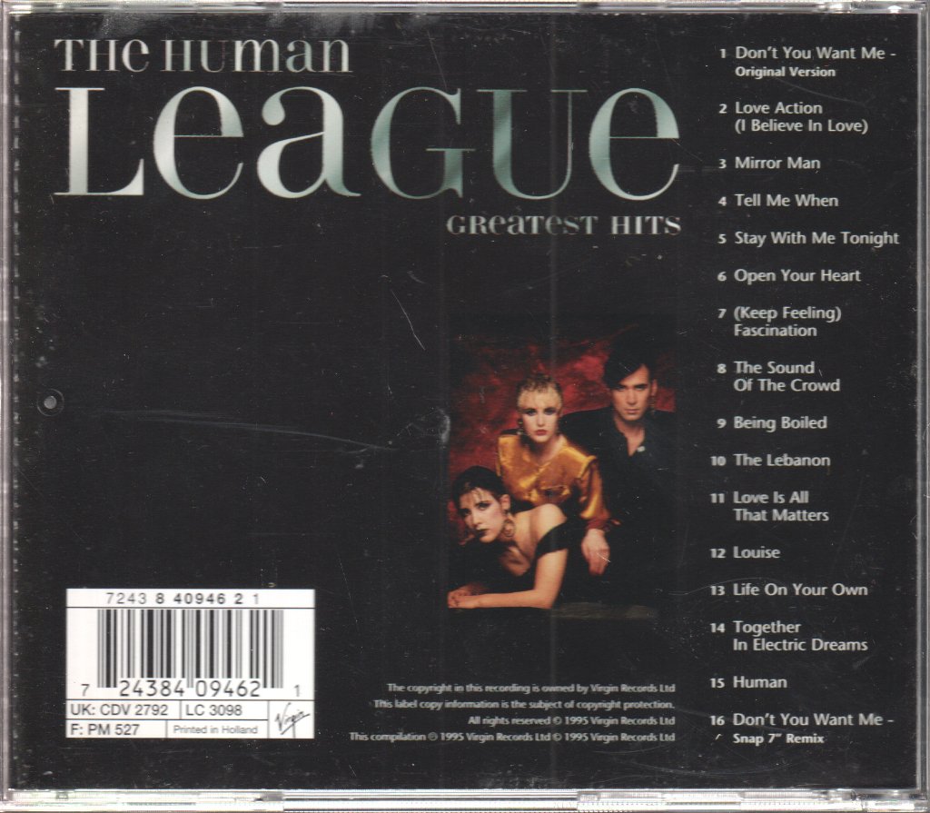 Human League - Greatest Hits - Cd