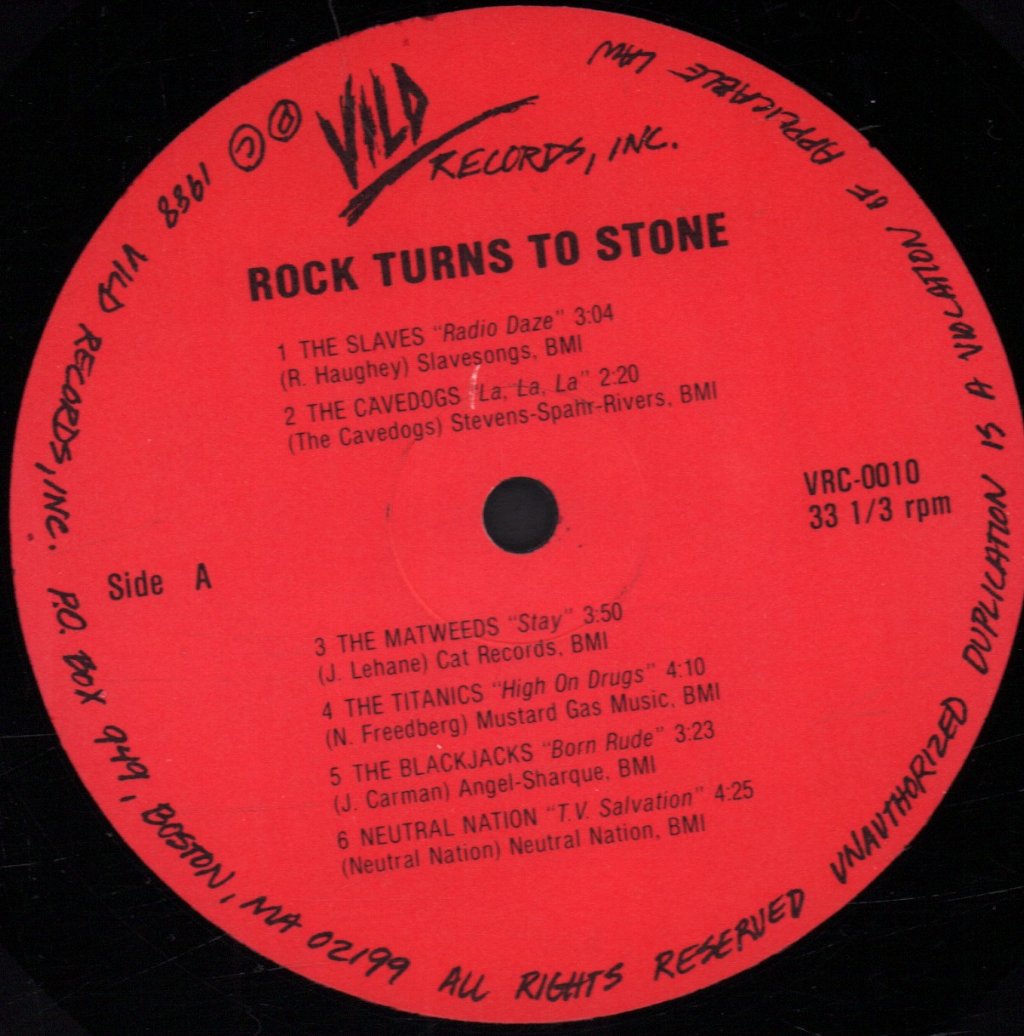 Various Artists - Rock Turns To Stone - Lp