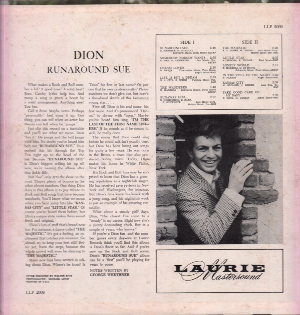 Dion - Runaround Sue - Lp