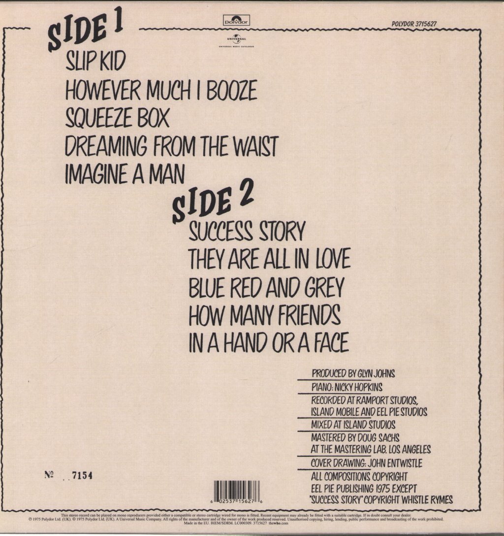 Who - Who By Numbers - Lp