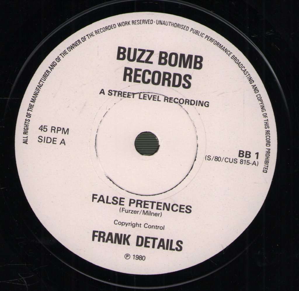 Frank Details - False Pretences - 7 Inch