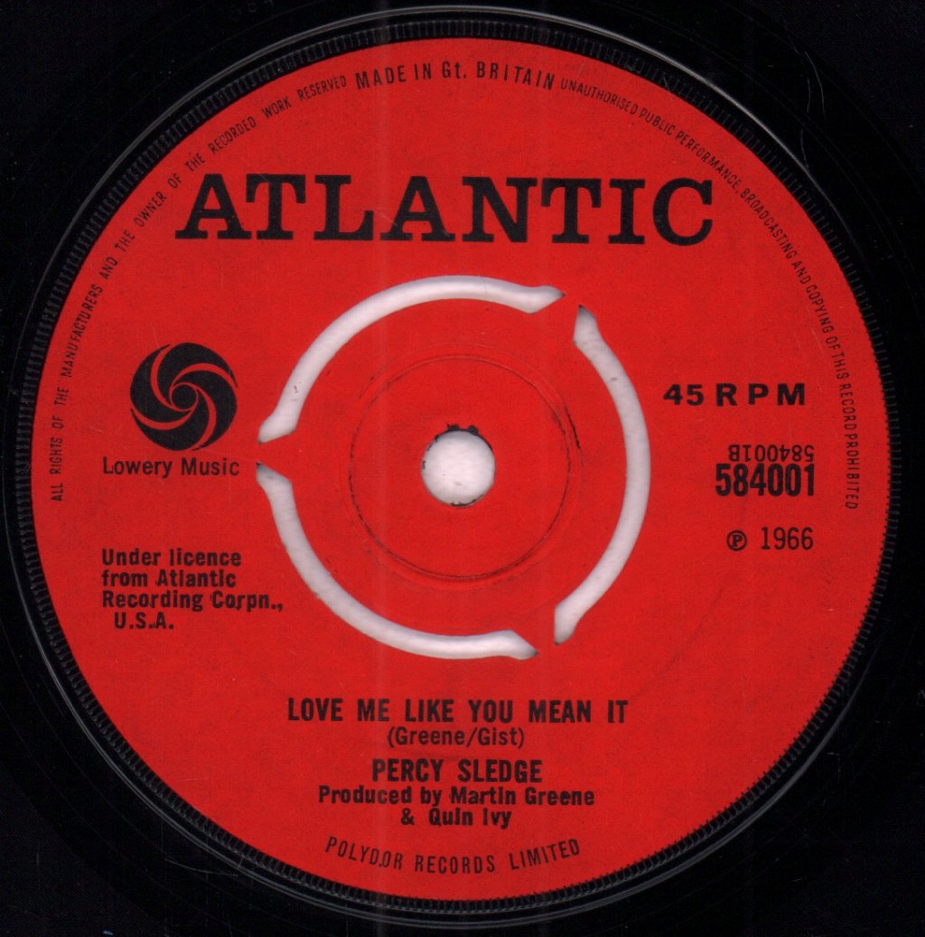 Percy Sledge - When A Man Loves A Woman - 7 Inch
