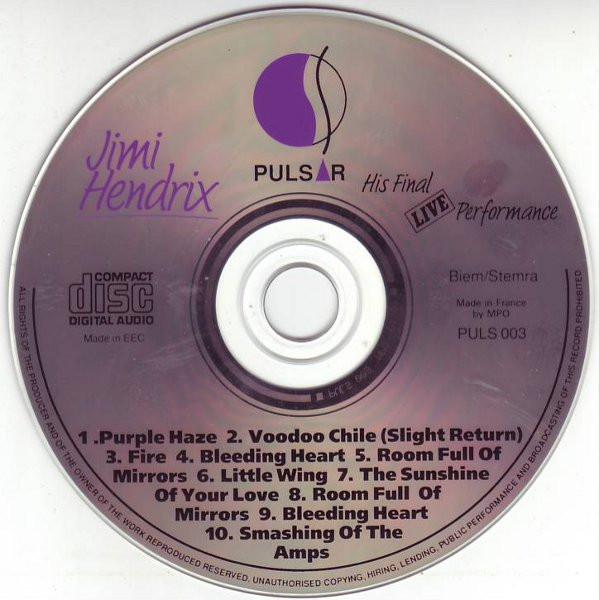 Jimi Hendrix - Greatest Hits - Cd Set