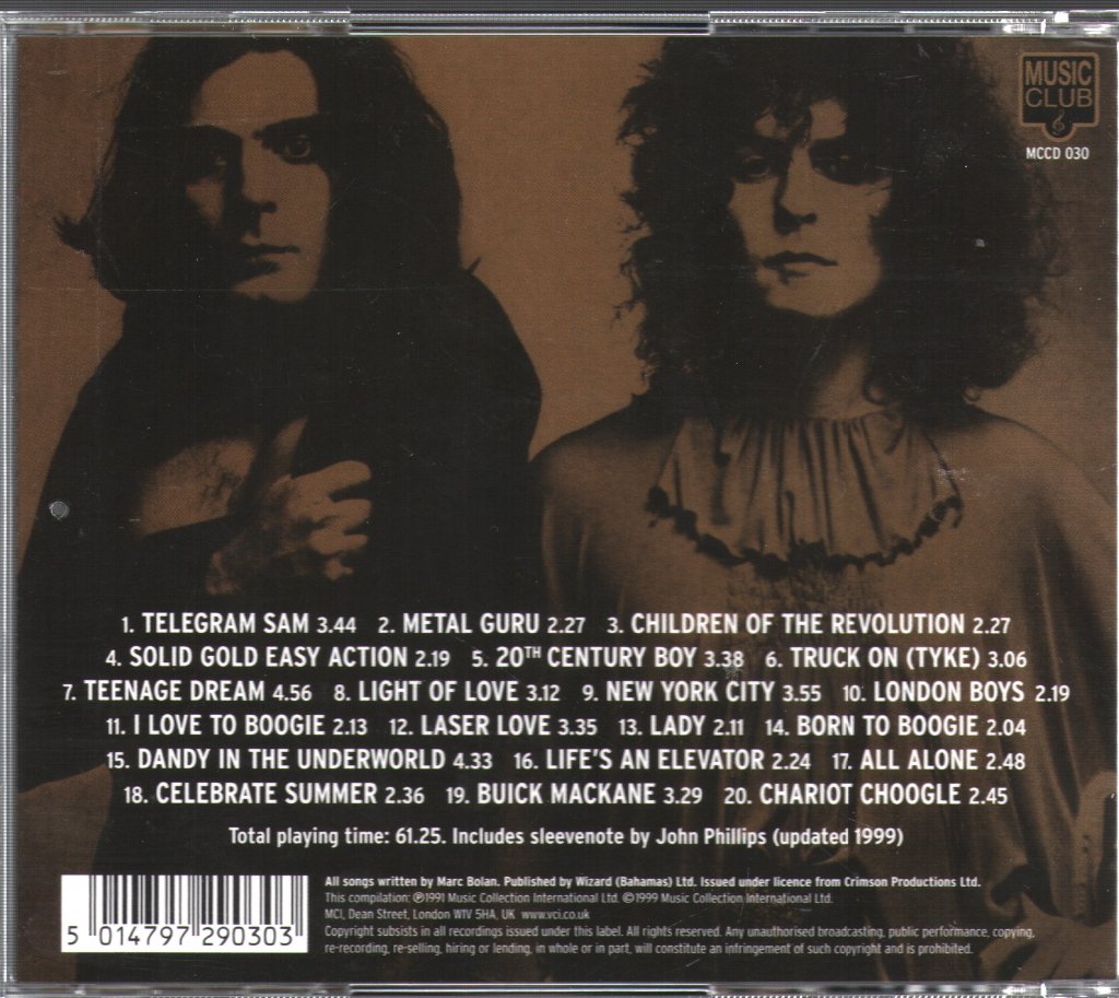 T. Rex - Very Best Of T.Rex - Cd