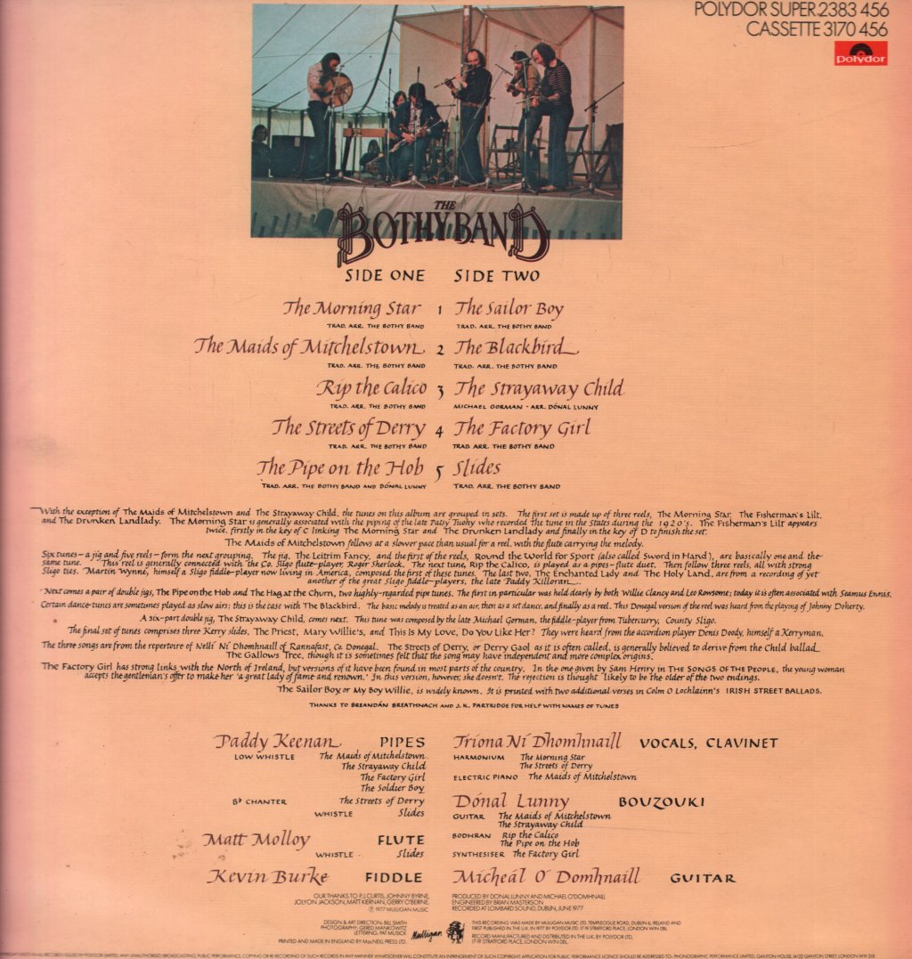 Bothy Band - Out Of The Wind Into The Sun - Lp
